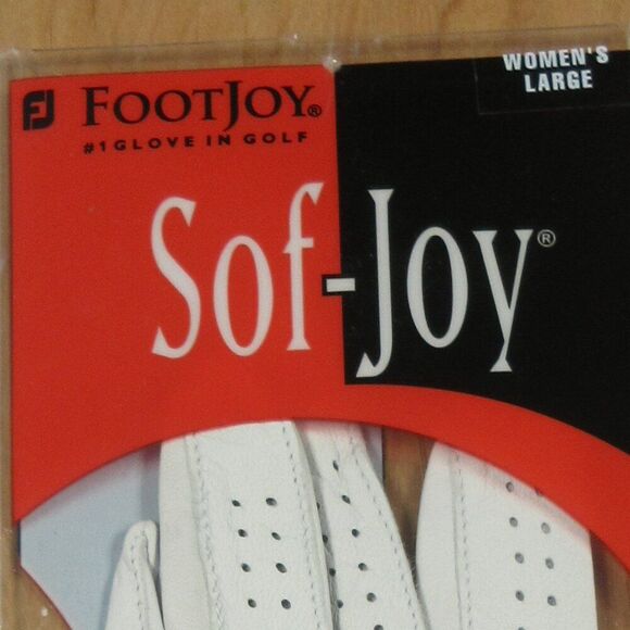 FOOTJOY Sof Joy Soft Durable Cabretta Leather Glove Womens LEFT Sz L Pearl NWT - Picture 5 of 11